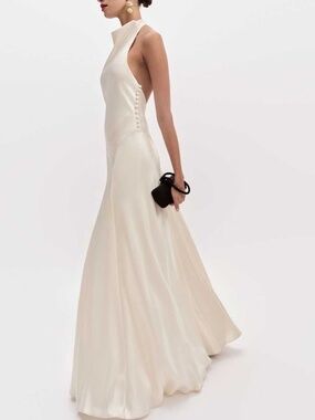 reformation annabelle silk dress by Reformation Reformation Annabelle Silk Maxi Bridal